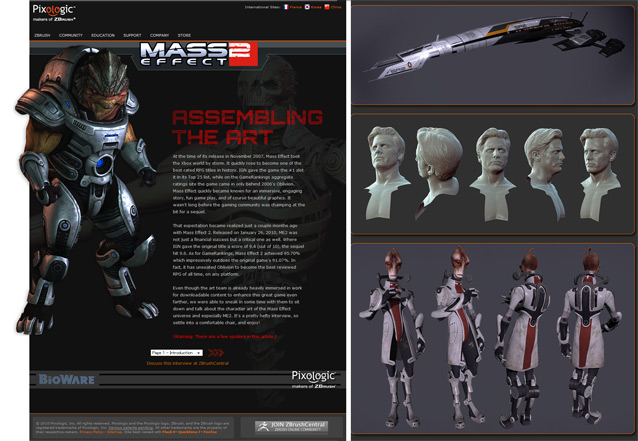 Mass Effect 2　制作アーティストインタービュー