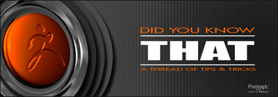 DID YOU KNOW THAT for ZBrush 4